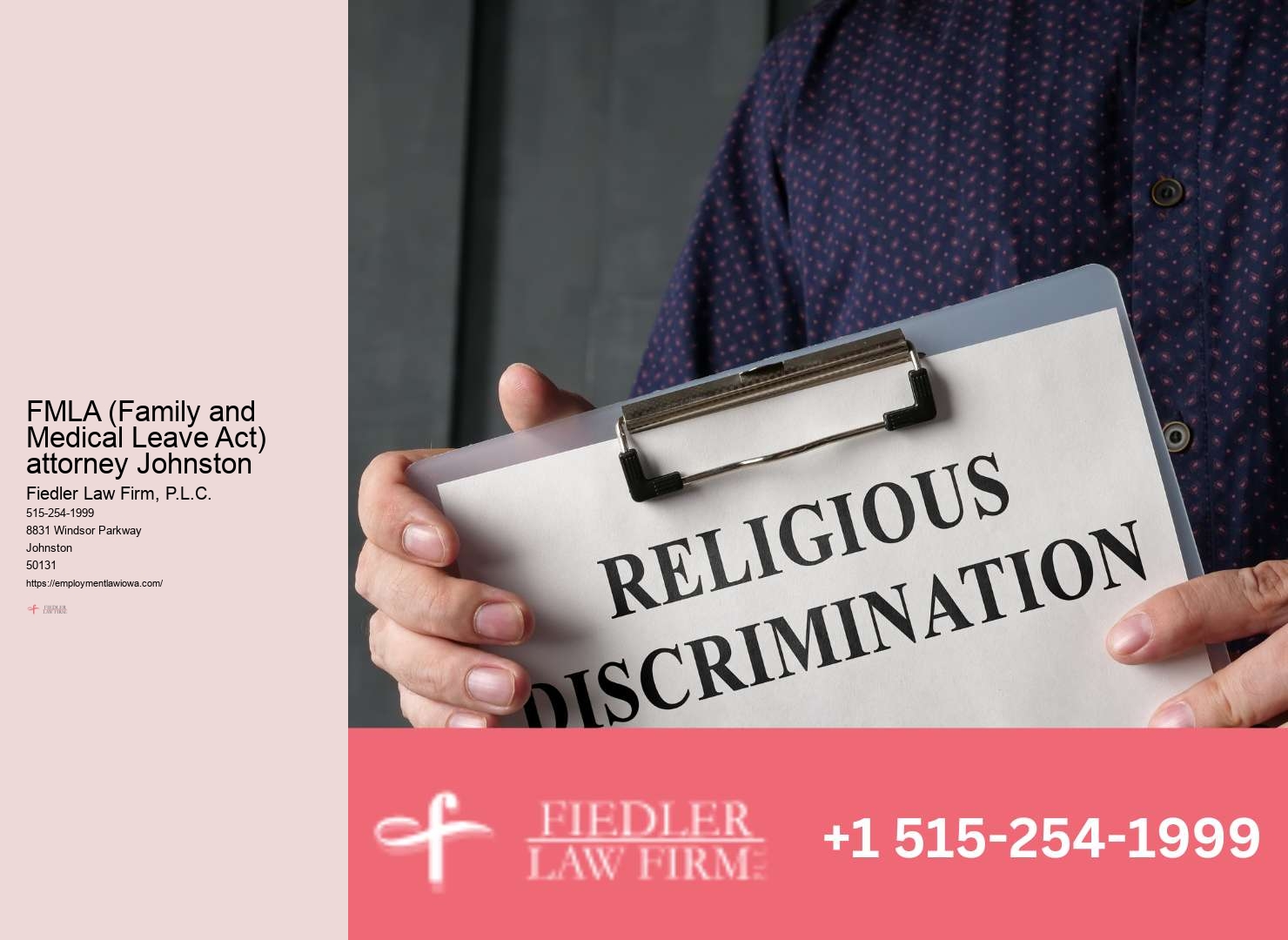 Trusted Wrongful Termination Lawyer Johnston