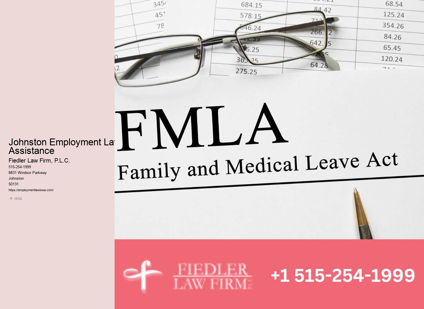 Employment Law Help in Johnston