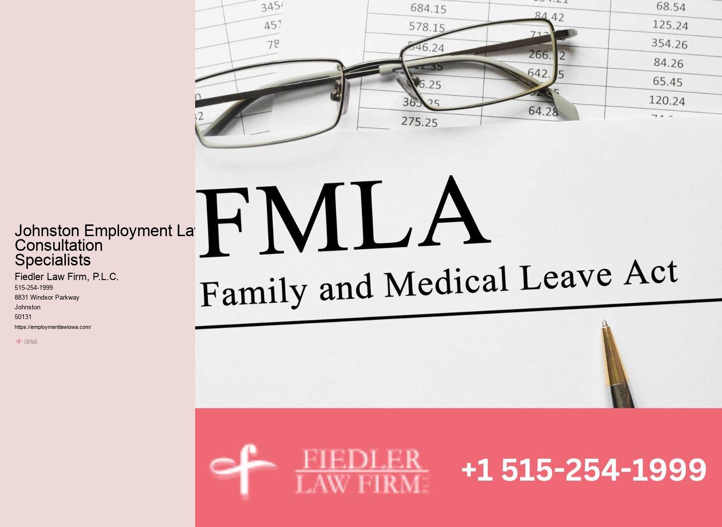 Johnston Employment Law Firm Assistance