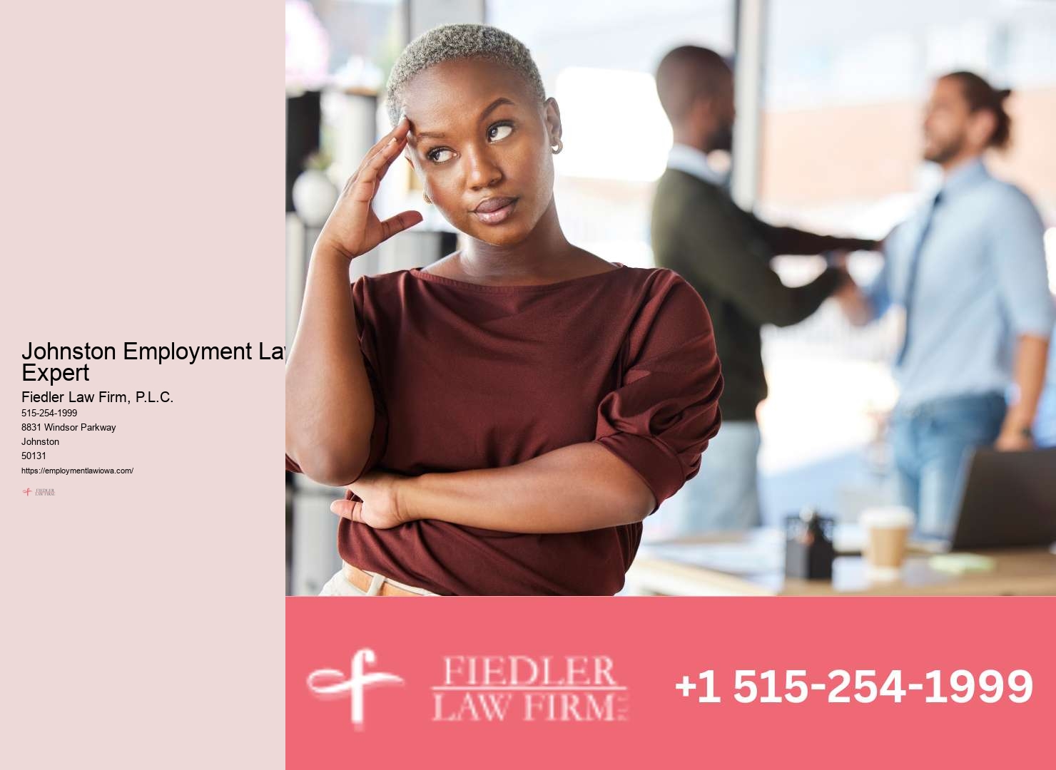 Professional Wrongful Termination Lawyer Johnston