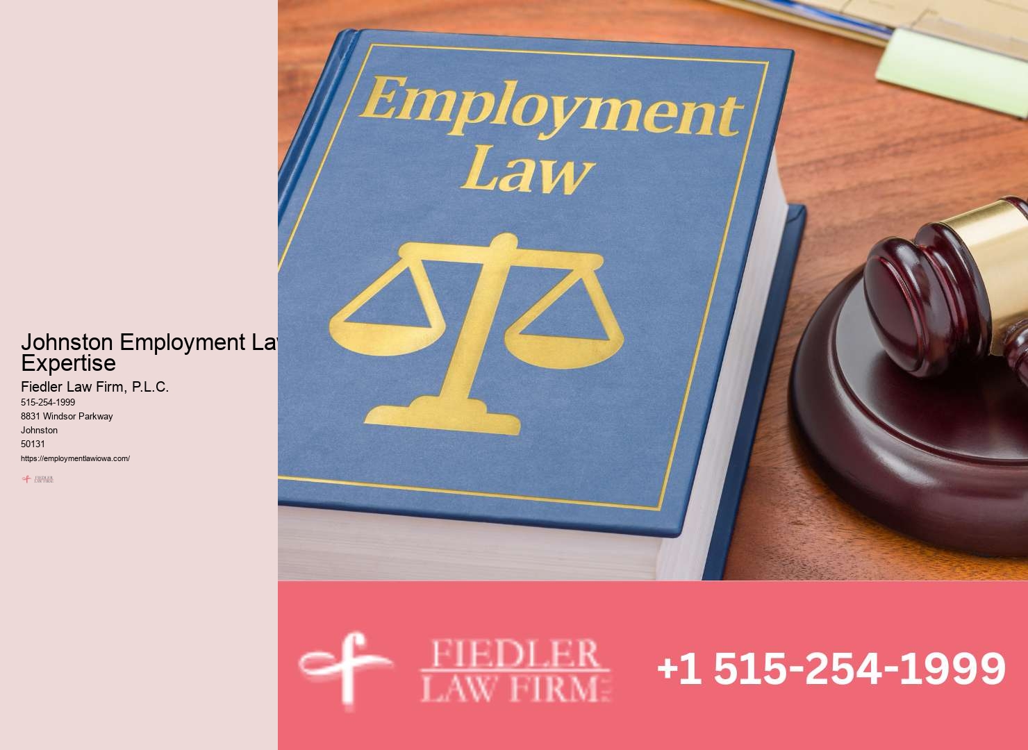 Johnston Employment Law Help