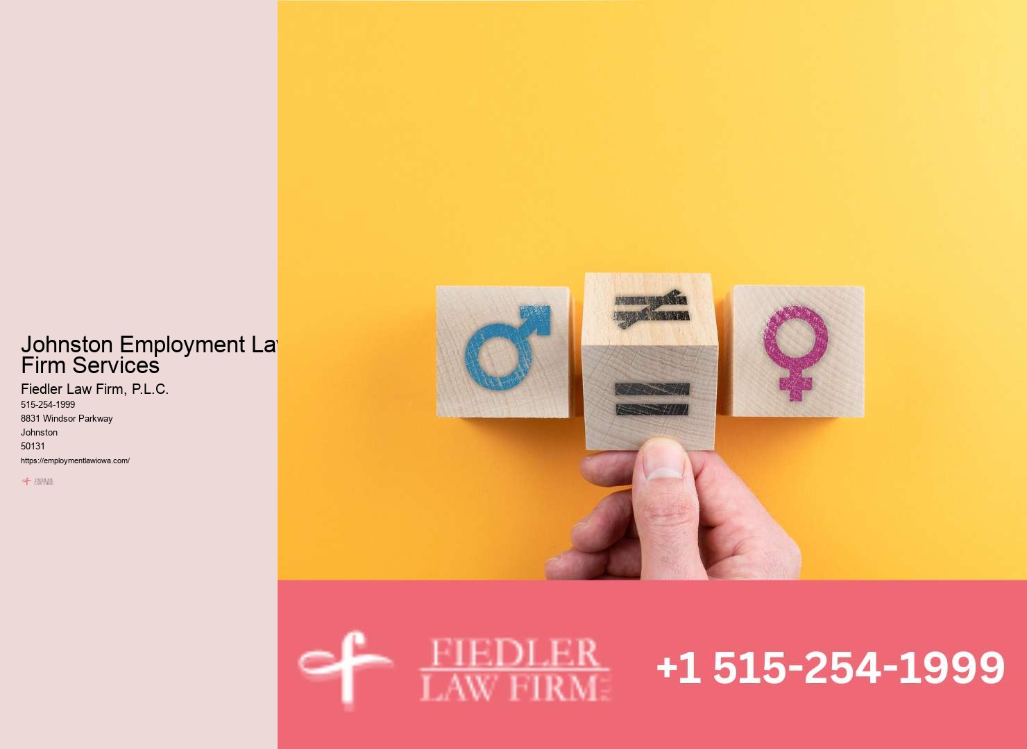 Employment Lawyer Johnston legal solutions