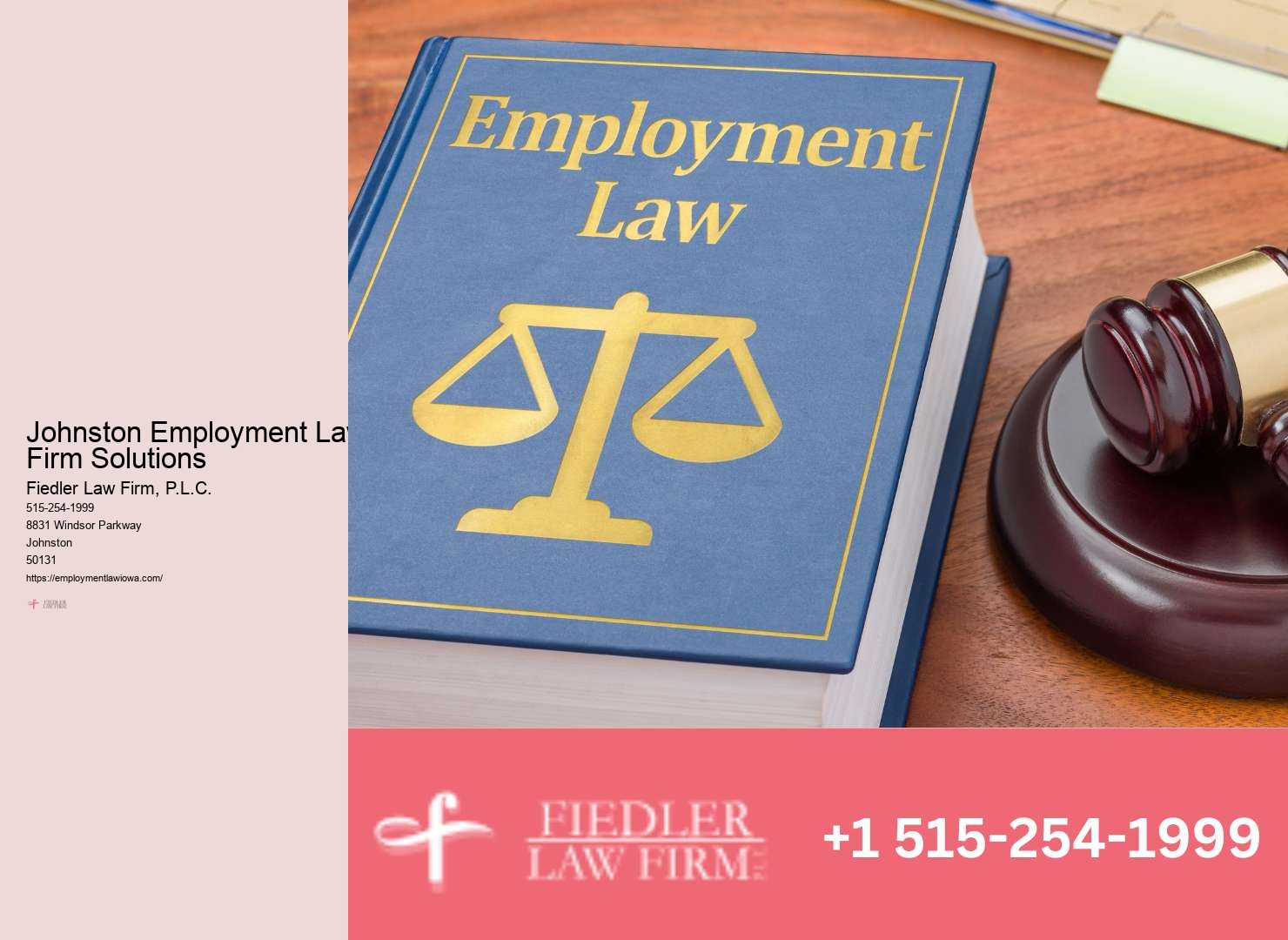 Johnston Employment Law Consultation Firm Support Solutions