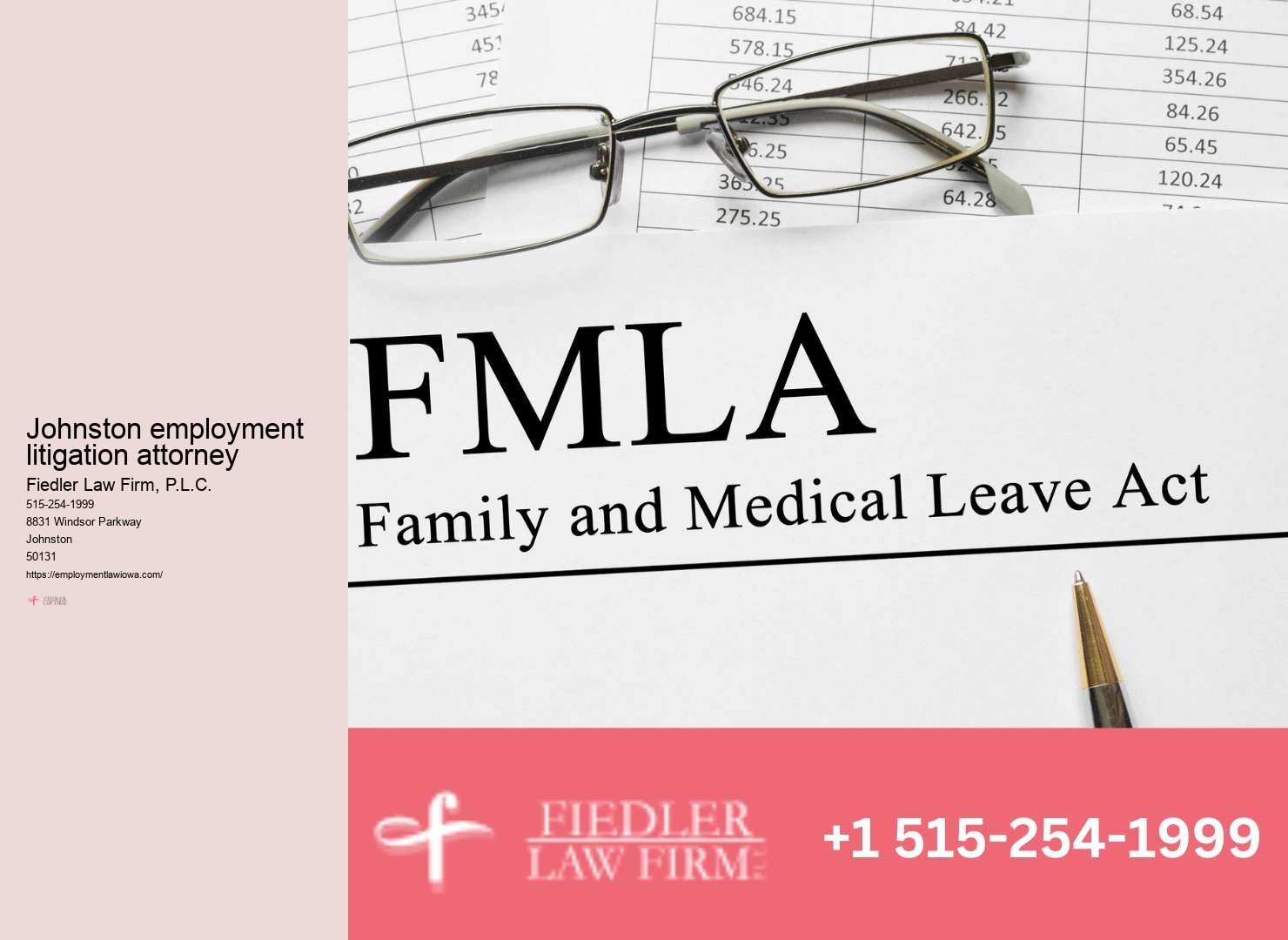 Employment Lawyer Johnston laws