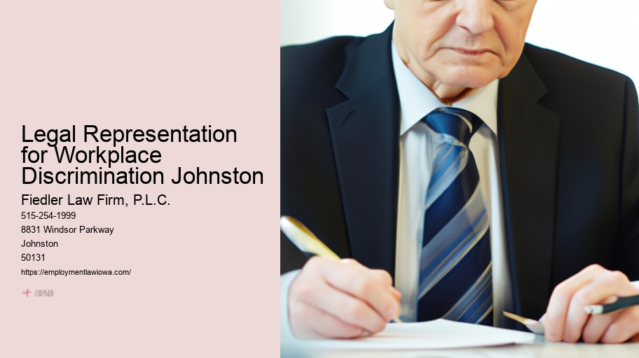 Legal Representation for Workplace Discrimination Johnston