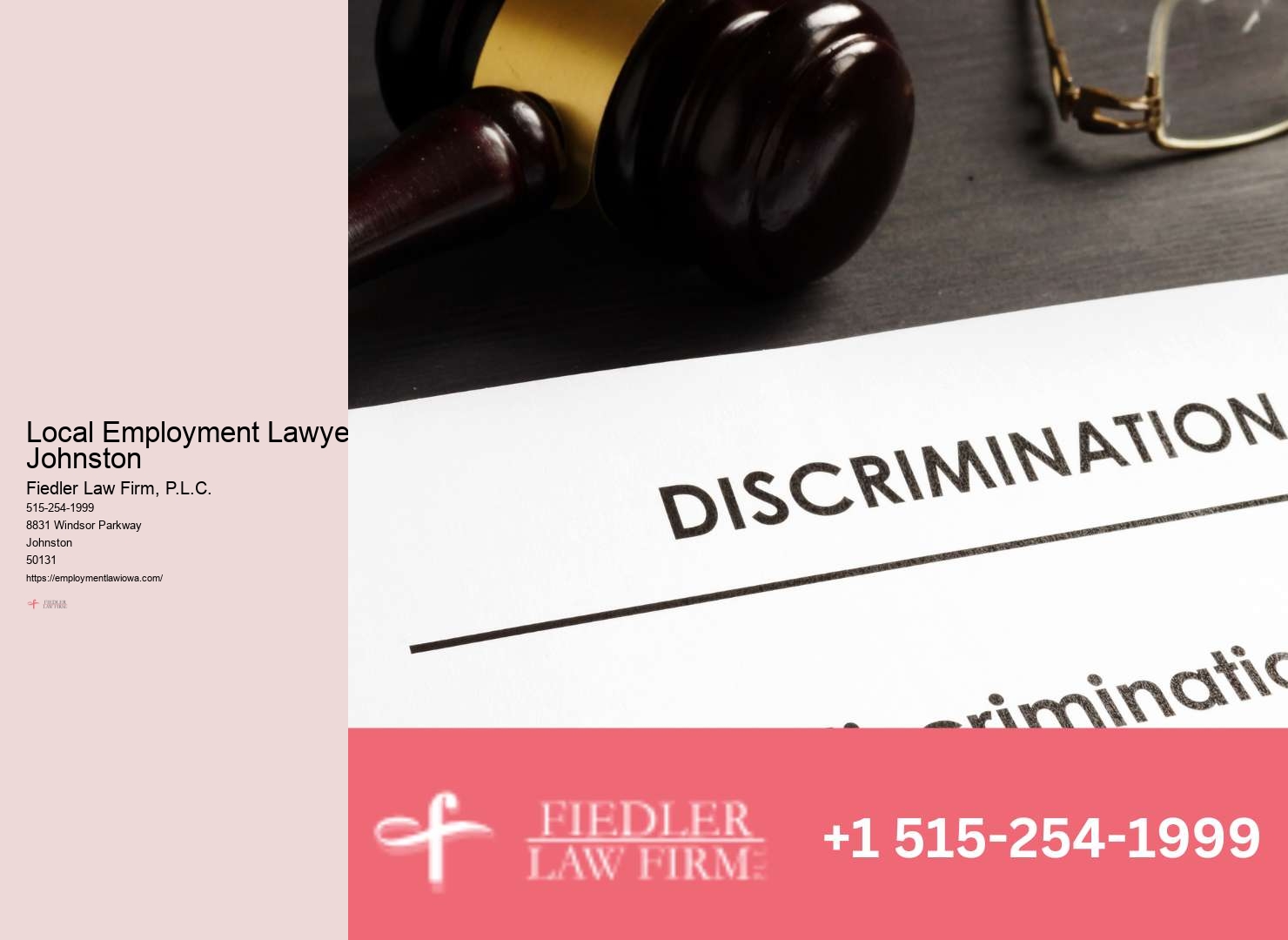 Johnston Employment Law Consultation Firm Specialist Legal Consultation