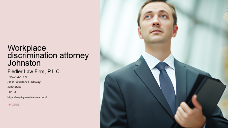 Workplace discrimination attorney Johnston