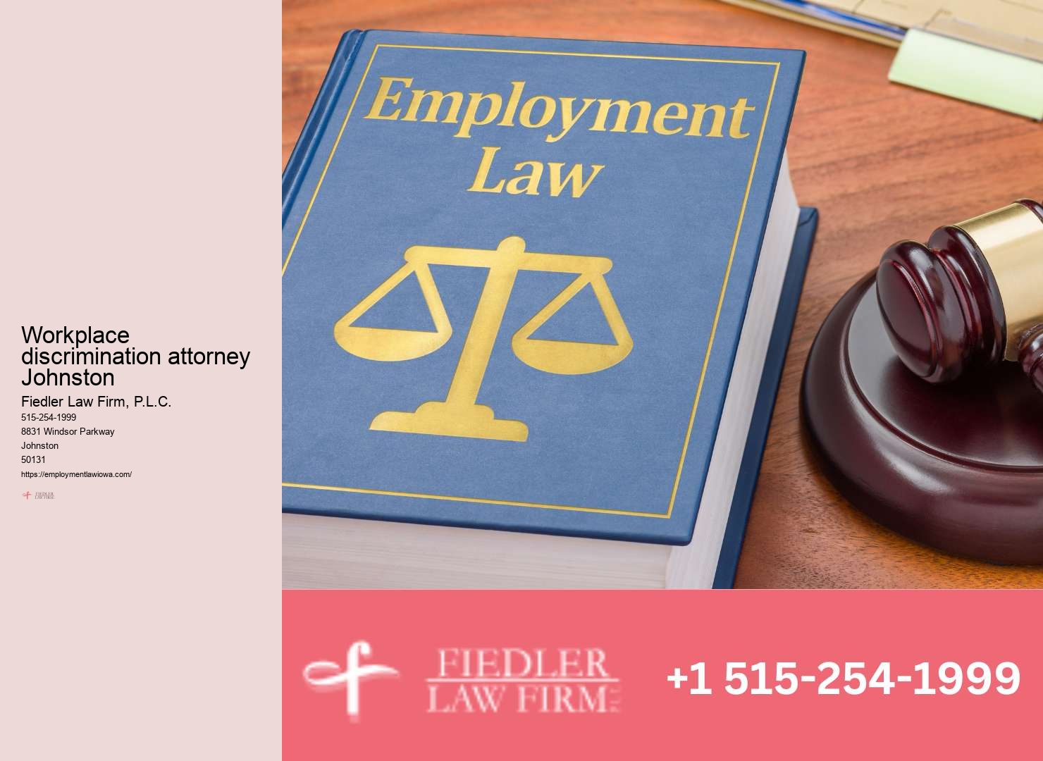 Employment Lawyer Johnston fees