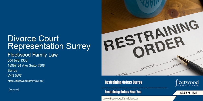 Restraining Orders Divorce Court Representation Surrey