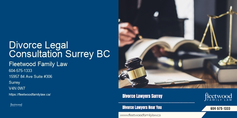 Divorce Legal Consultation Surrey BC Property Settlement Lawyer