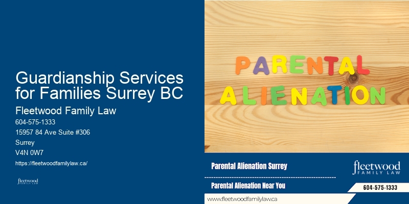 Divorce Attorney Guardianship Services for Families Surrey BC