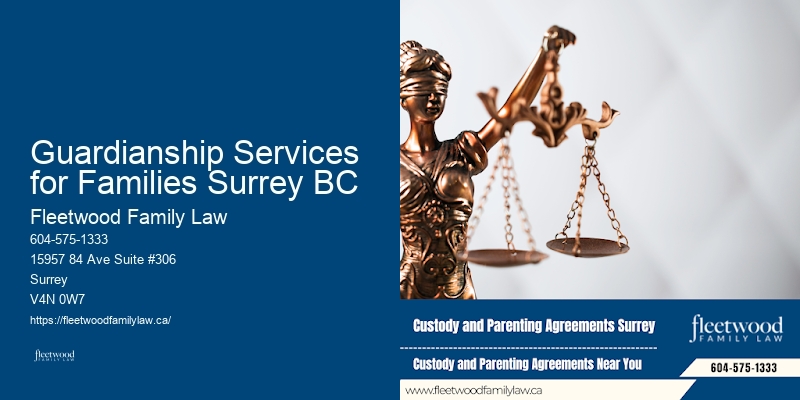 Spousal Support Guardianship Services for Families Surrey BC