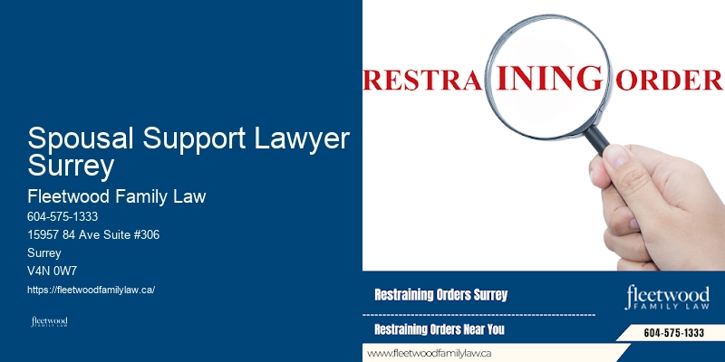 Child Visitation Rights Lawyer Spousal Support Lawyer Surrey