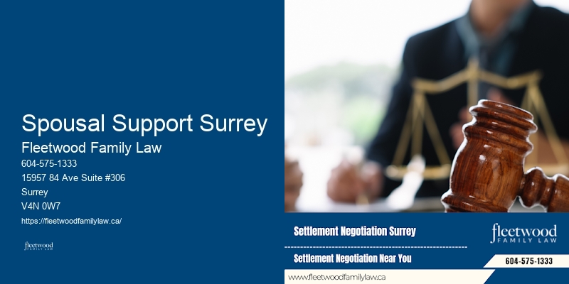 Spousal Support Surrey Family Law Mediator