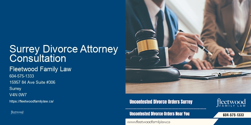 Surrey Divorce Attorney Consultation Family Law Legal Advice