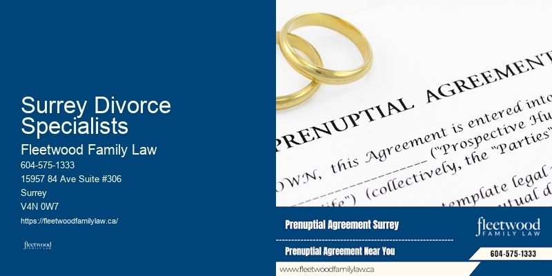 Separation Agreements Surrey Divorce Specialists