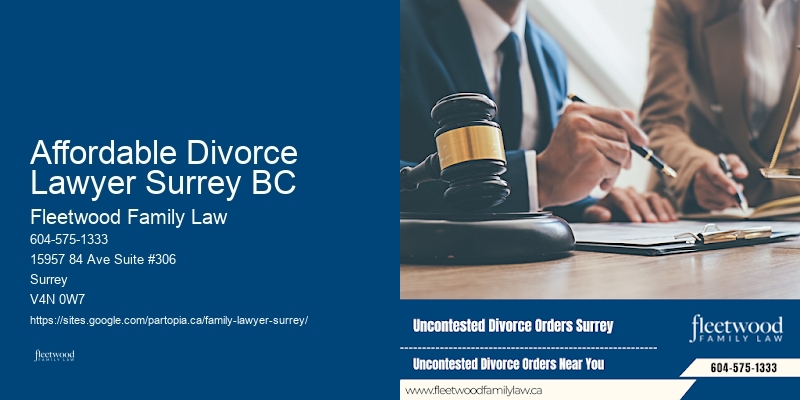 Affordable Divorce Lawyer Surrey BC BC Divorce Consultation