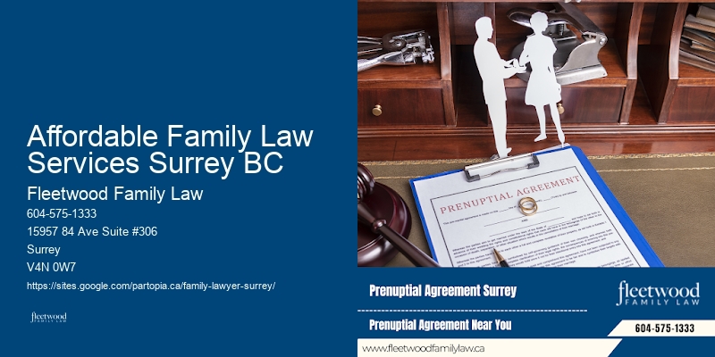 Affordable Family Law Services Surrey BC Divorce Lawyer Near Me