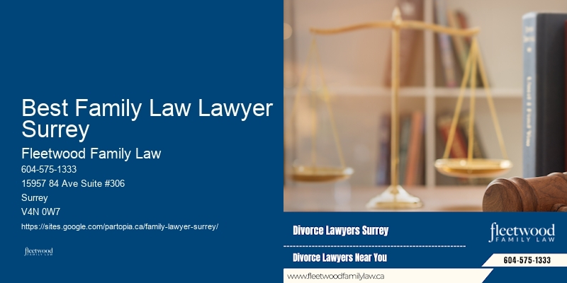 Best Family Law Lawyer Surrey