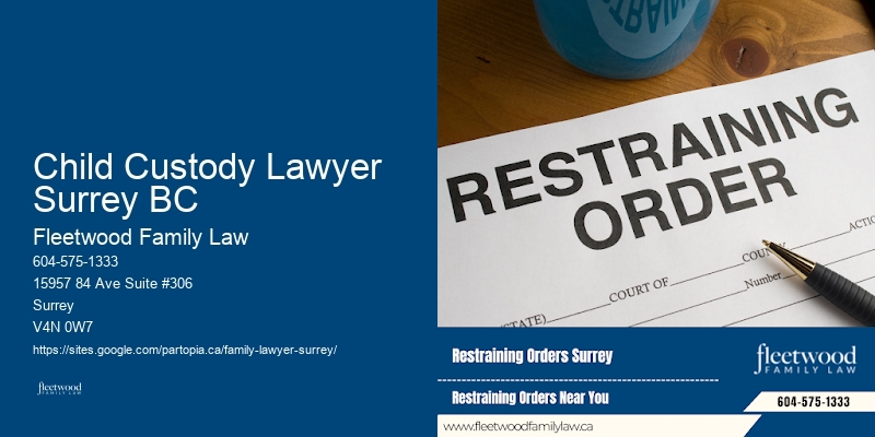Child Custody Lawyer Surrey BC Family Law Consultation