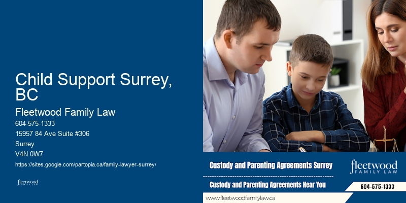 Child Support Surrey, BC BC Divorce Mediation