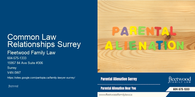 Emergency Family Law Common Law Relationships Surrey BC