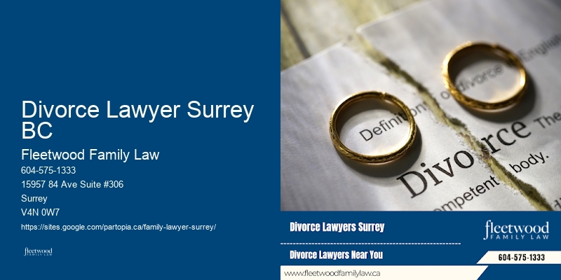 Family Law and Custody Lawyer Divorce Lawyer Surrey BC