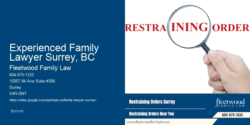 Experienced Family Lawyer Surrey, BC Family Lawyer Specializing in Custody