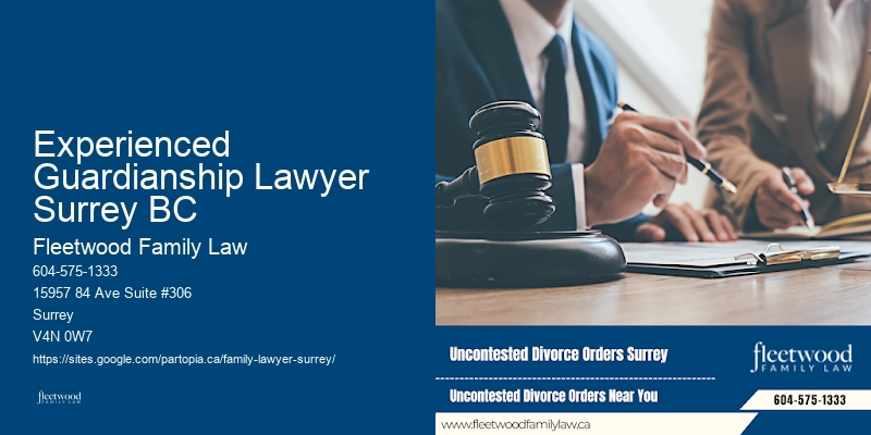 High Net Worth Divorce Experienced Guardianship Lawyer Surrey BC BC