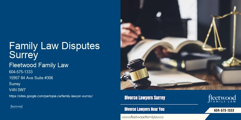 Family Law Disputes Surrey Family Law Legal Advice