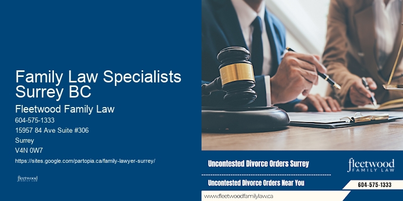Family Law Specialists Surrey BC Family Law Appeals