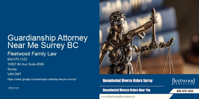 Guardianship Attorney Near Me Surrey BC Spousal Support Attorney