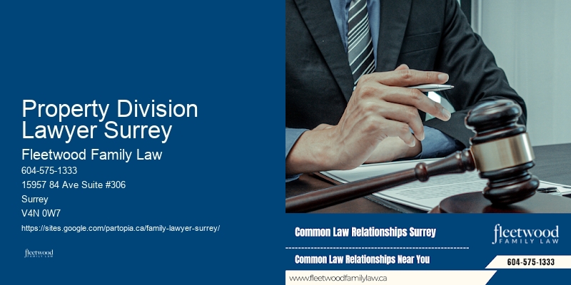 Family Legal Services Property Division Lawyer Surrey BC
