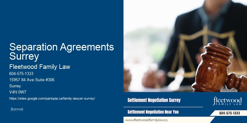 Child Support Attorney Near Me Separation Agreements Surrey, BC