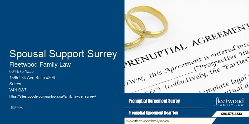Guardianship Legal Aid Spousal Support Surrey BC