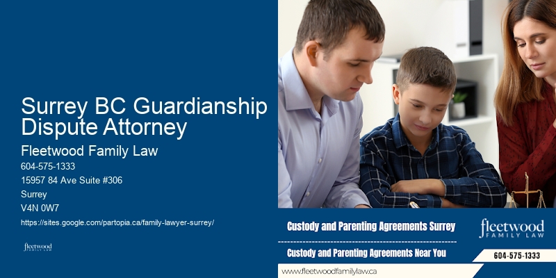 Spousal Support Lawyer Near Me Surrey BC Guardianship Dispute Attorney