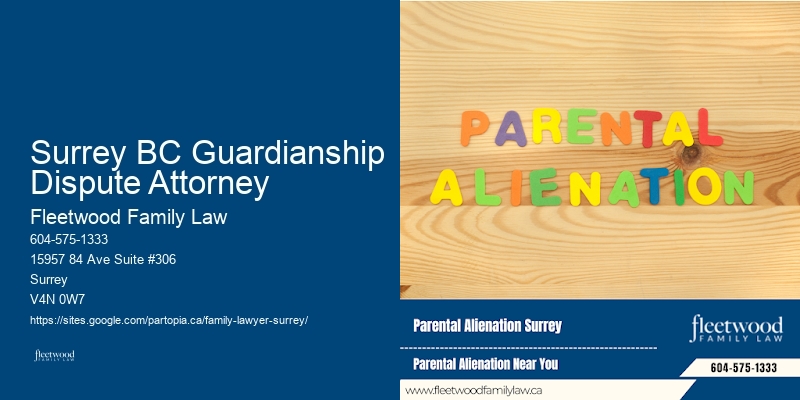 Best Family Law Attorney Surrey BC Guardianship Dispute Attorney BC