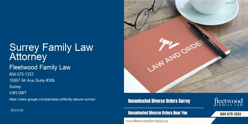 Family Lawyer for Divorce Surrey Family Law Attorney BC