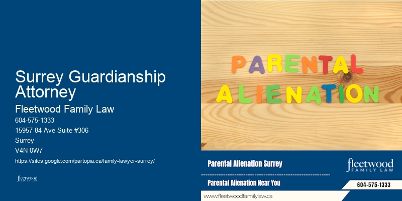 High Net-Worth Divorce Lawyer Surrey Guardianship Attorney BC
