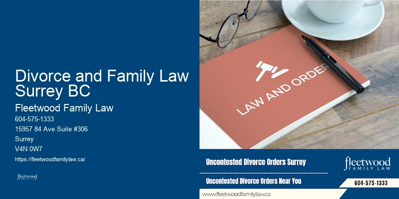 Divorce and Family Law Surrey BC BC Family Law Solicitor