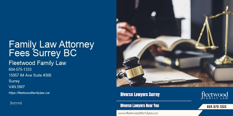 Affordable Family Law Services Family Law Attorney Fees Surrey BC BC