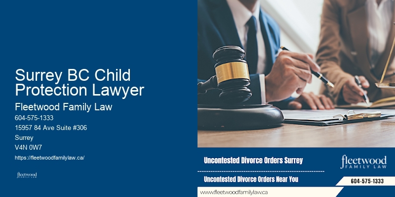 Surrey BC Child Protection Lawyer BC Divorce and Property Settlement Lawyer