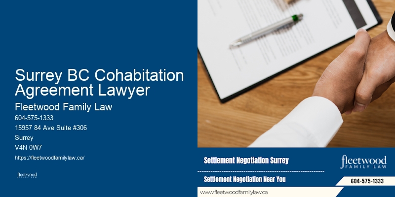 Best Family Lawyer Surrey BC Cohabitation Agreement Lawyer BC