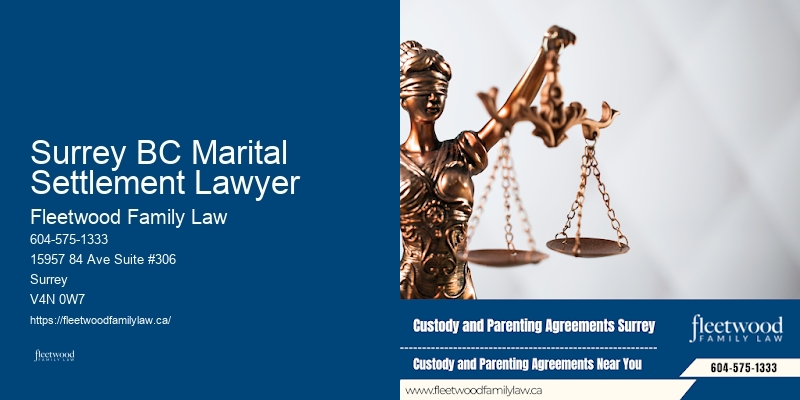 Surrey BC Marital Settlement Lawyer BC Child Visitation Rights Lawyer