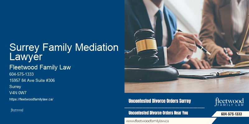 Surrey Family Mediation Lawyer family law mediation services