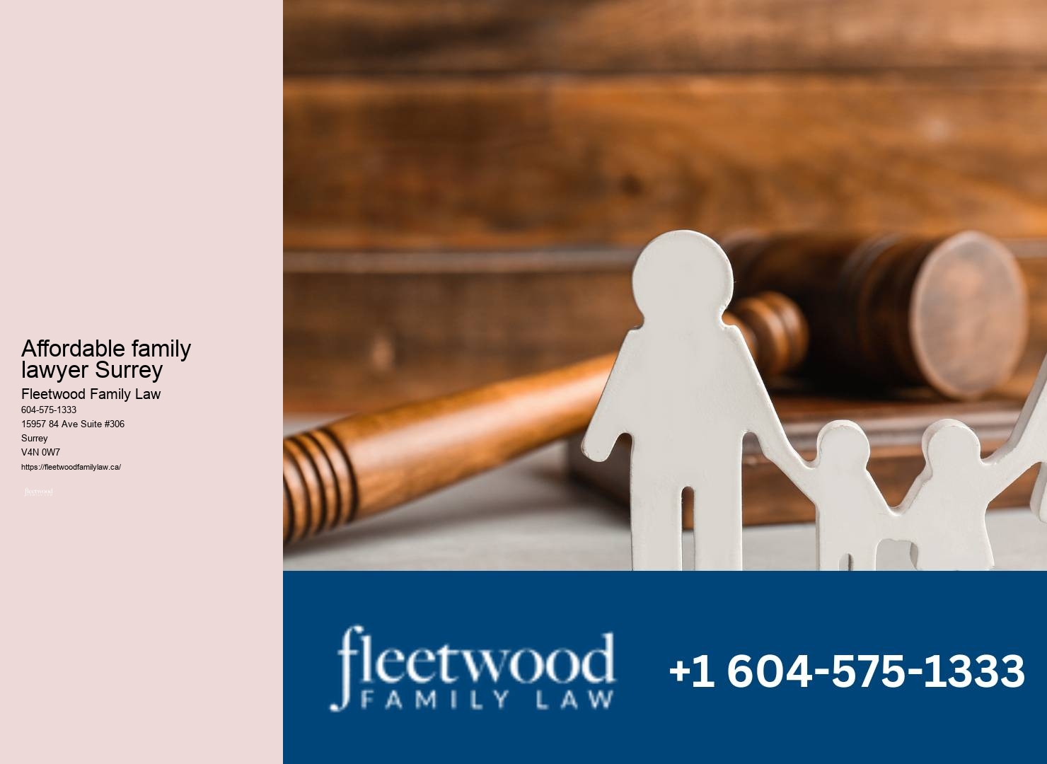 Local family lawyer fees