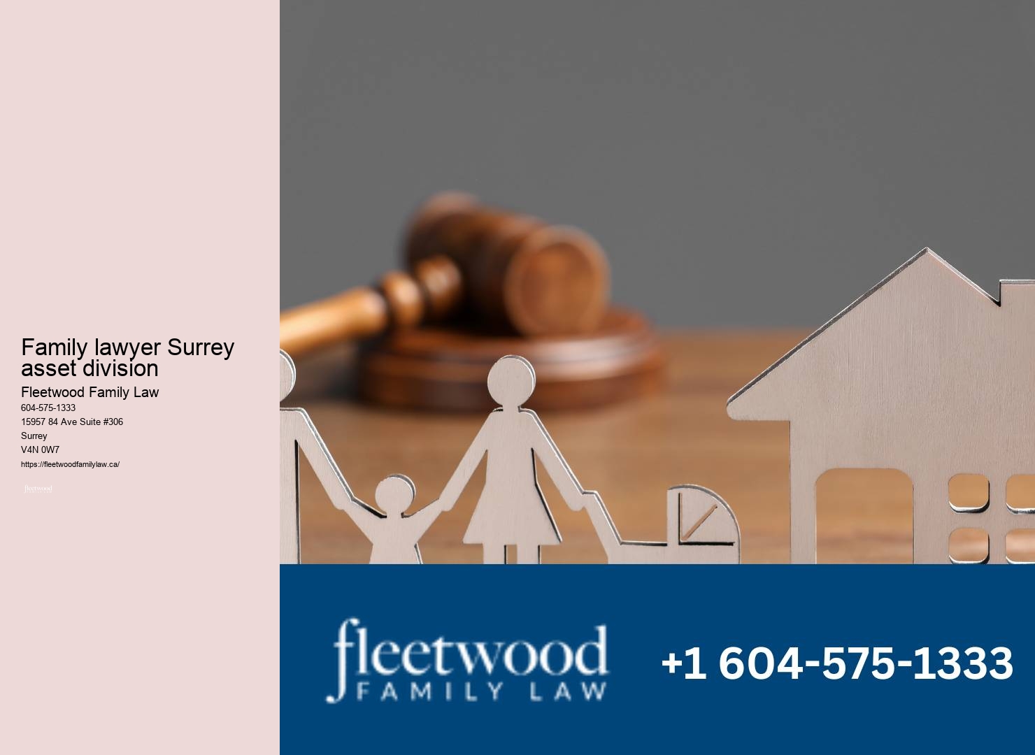 Family lawyer Surrey asset division