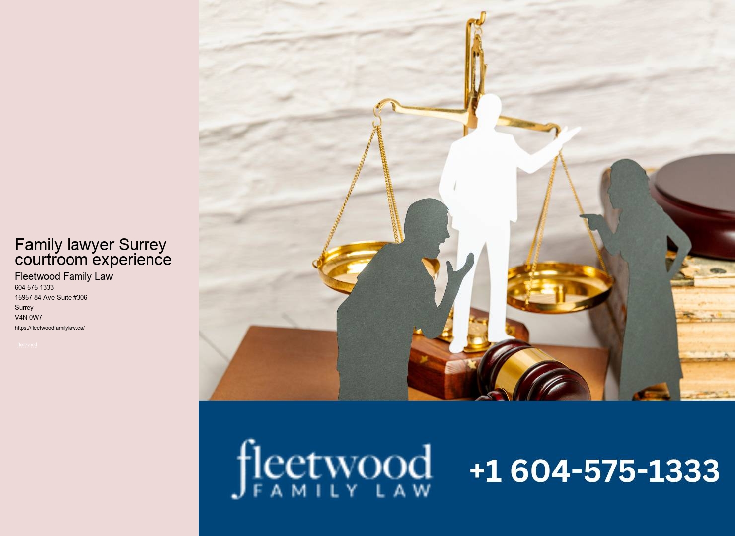 Comprehensive family lawyer support in Surrey