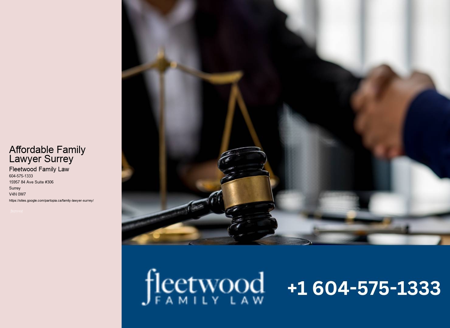 Surrey Family Lawyer Services