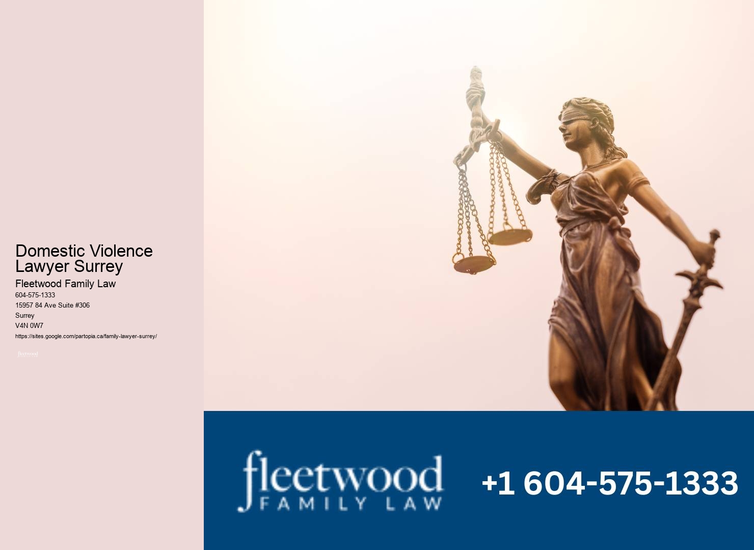 Surrey property division legal services
